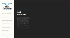 Desktop Screenshot of hallfountains.com